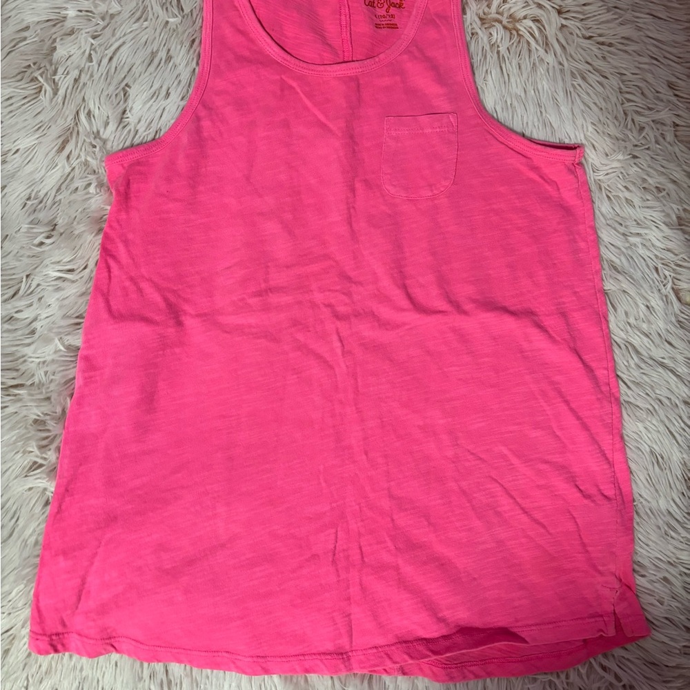 Cat & Jack Hot Pink Sleeveless Top